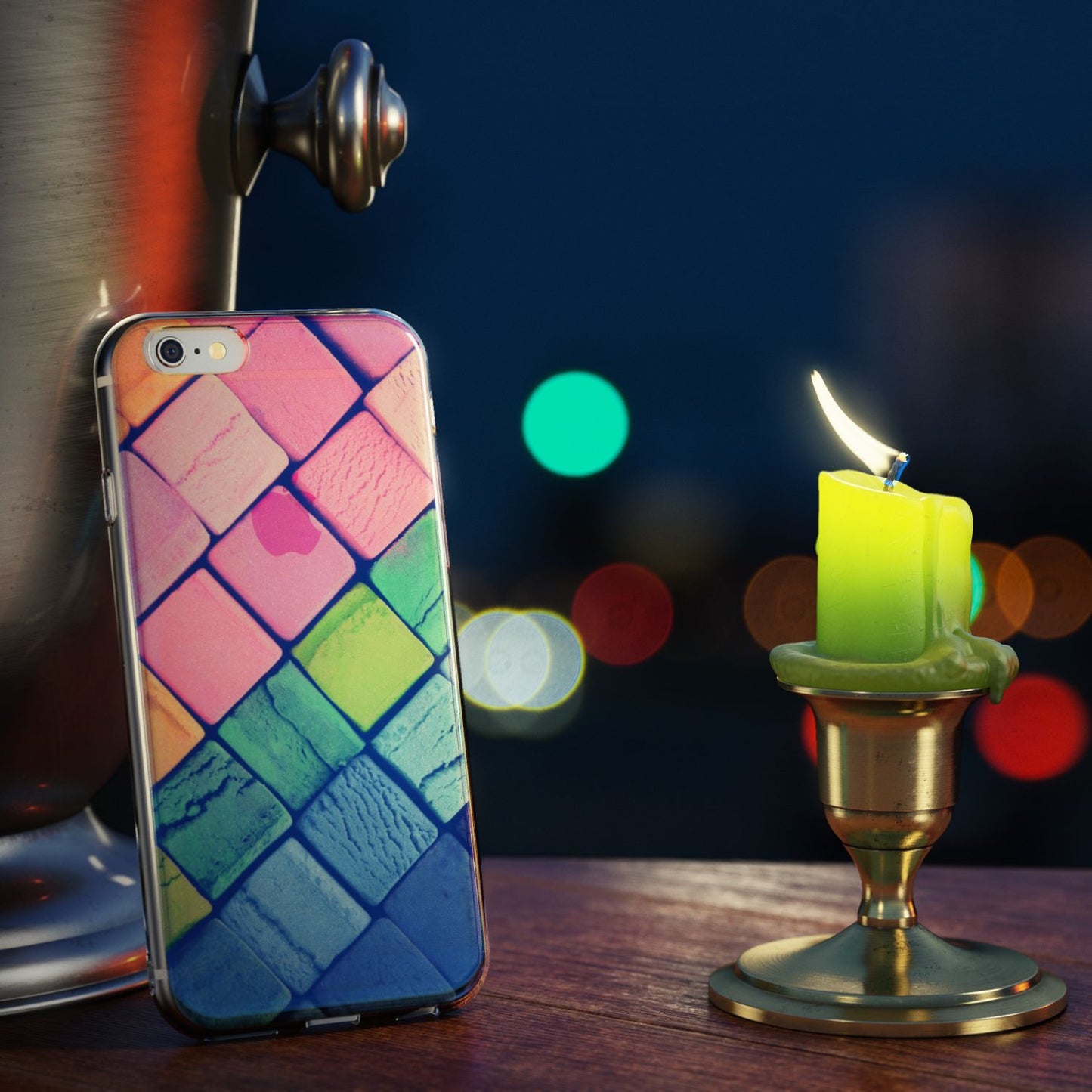 Apple iPhone 6 6S 3D Glitter Silicone Case Cover by NALIA