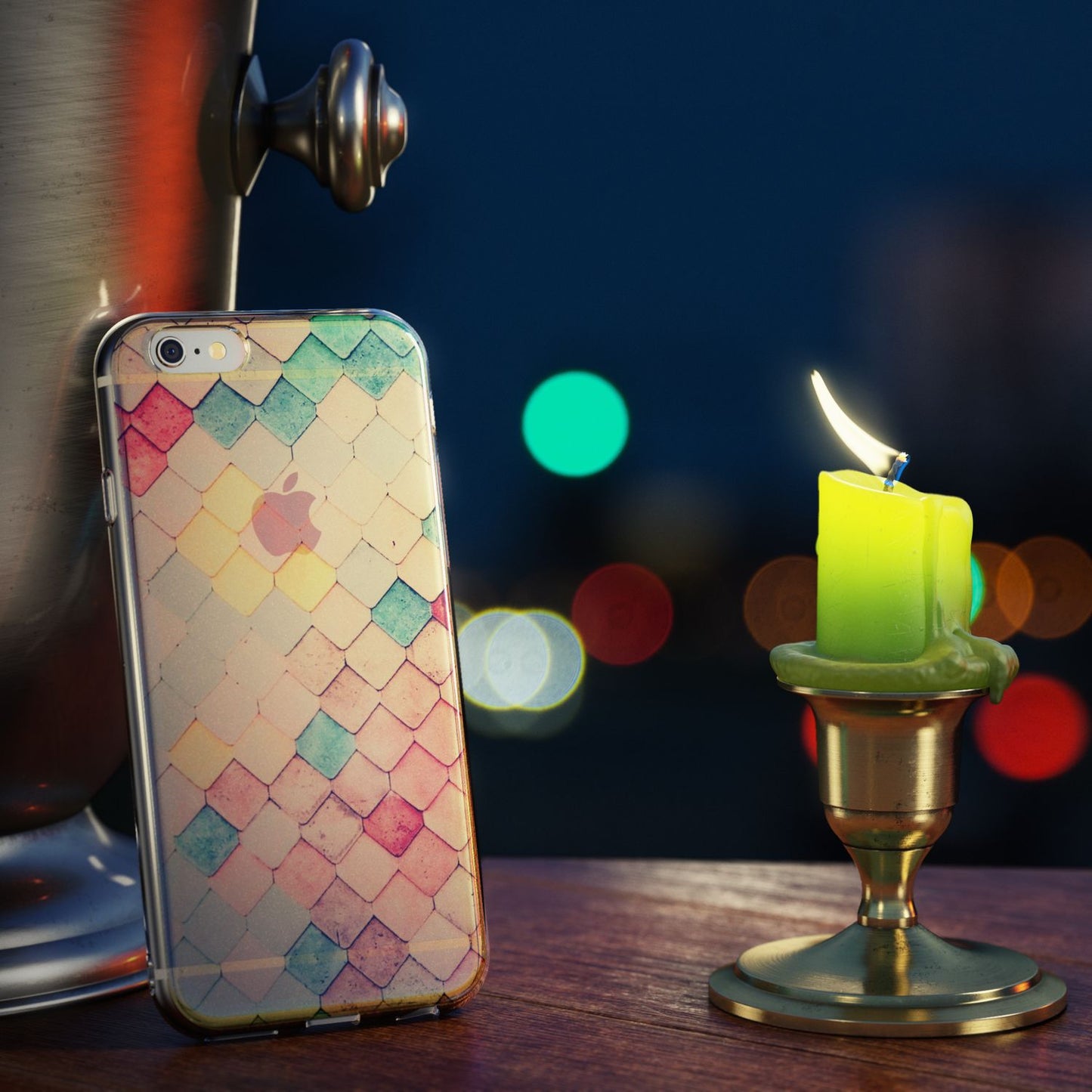 Apple iPhone 6 6S 3D Glitter Silicone Case Cover by NALIA