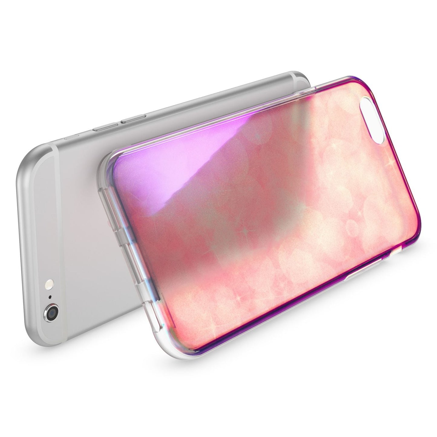 Apple iPhone 6 6S 3D Glitter Silicone Case Cover by NALIA