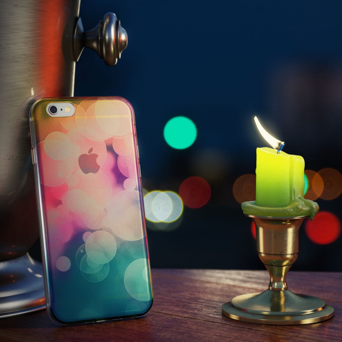 Apple iPhone 6 6S 3D Glitter Silicone Case Cover by NALIA