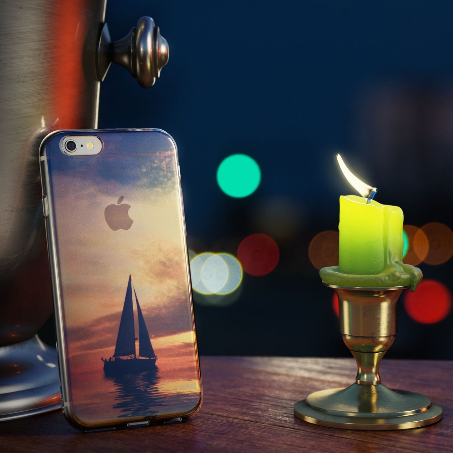 Apple iPhone 6 6S 3D Glitter Silicone Case Cover by NALIA