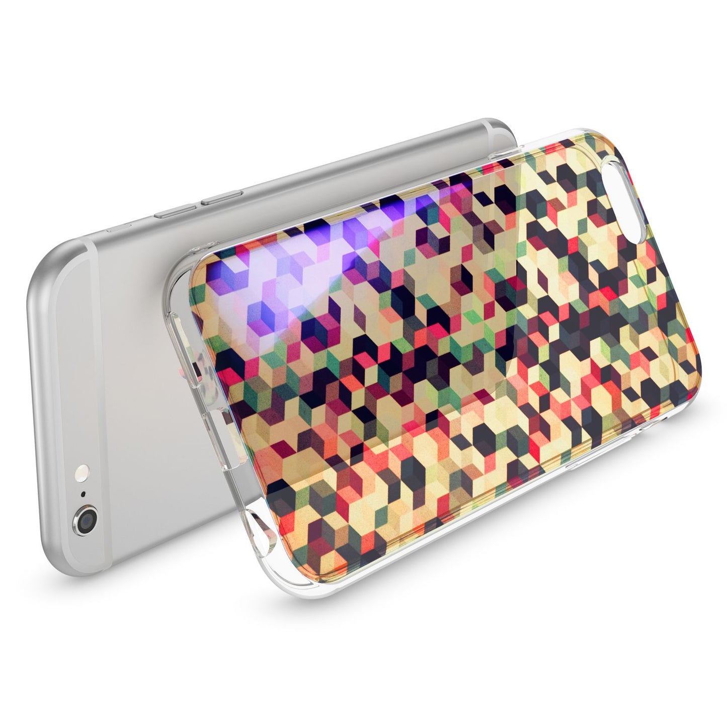 Apple iPhone 6 6S 3D Glitter Silicone Case Cover by NALIA