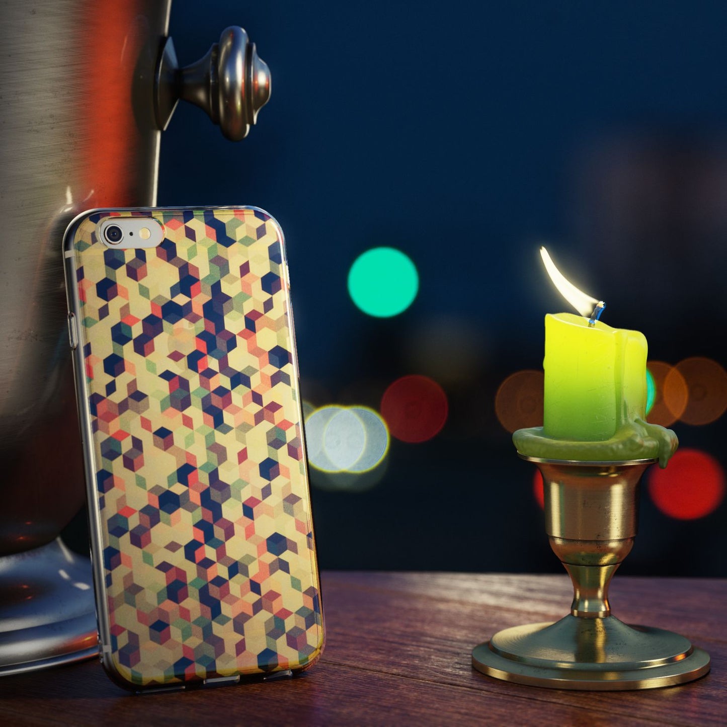 Apple iPhone 6 6S 3D Glitter Silicone Case Cover by NALIA