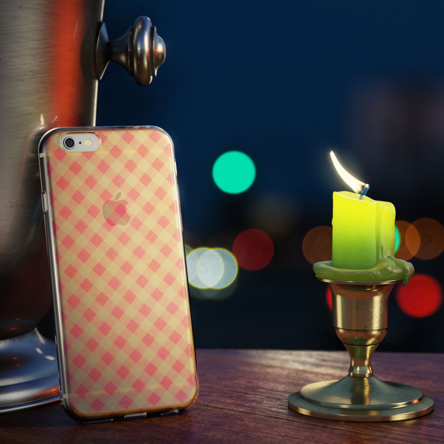 Apple iPhone 6 6S 3D Glitter Silicone Case Cover by NALIA