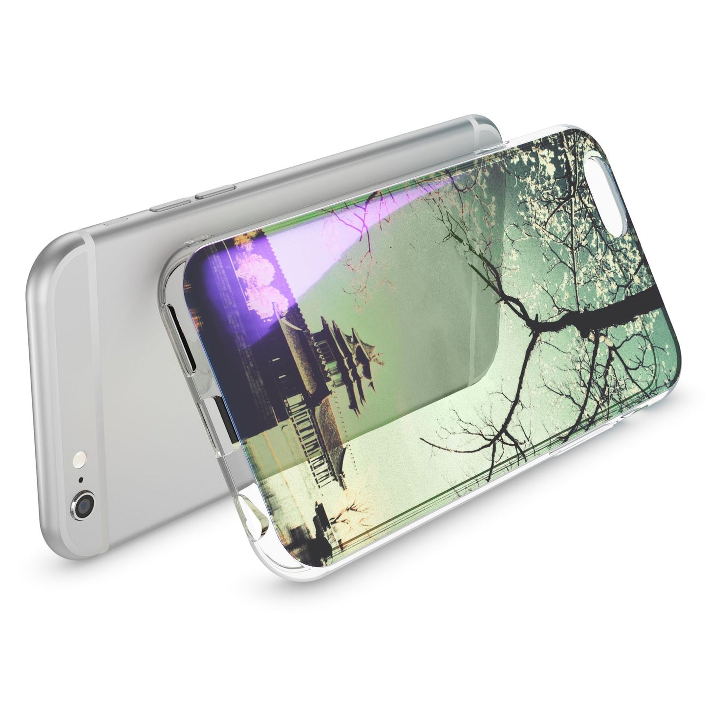 Apple iPhone 6 6S 3D Glitter Silicone Case Cover by NALIA