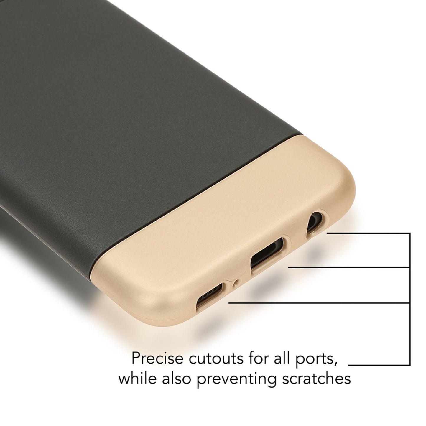 Samsung Galaxy S8 Plus símahulstur frá NALIA, hart hulstur fyrir matt stuðaravörn