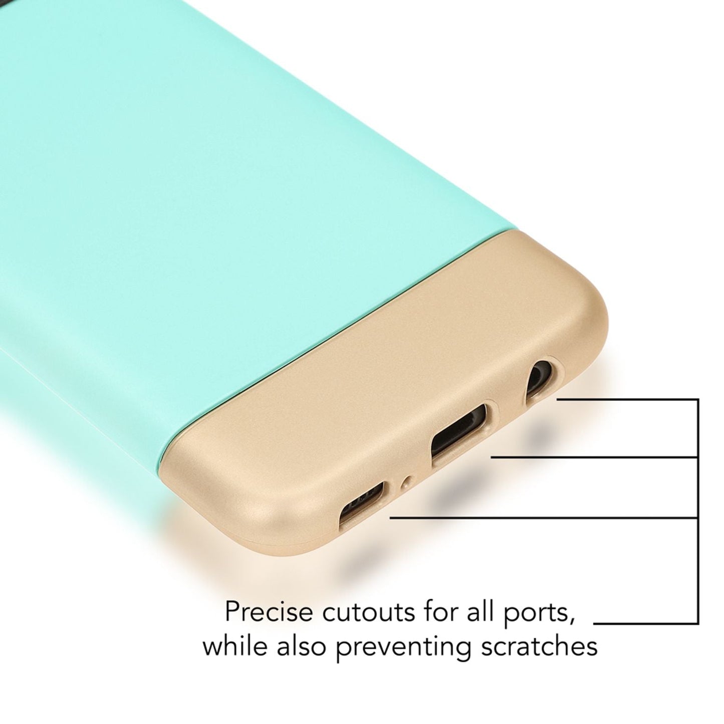 Samsung Galaxy S8 Plus símahulstur frá NALIA, hart hulstur fyrir matt stuðaravörn