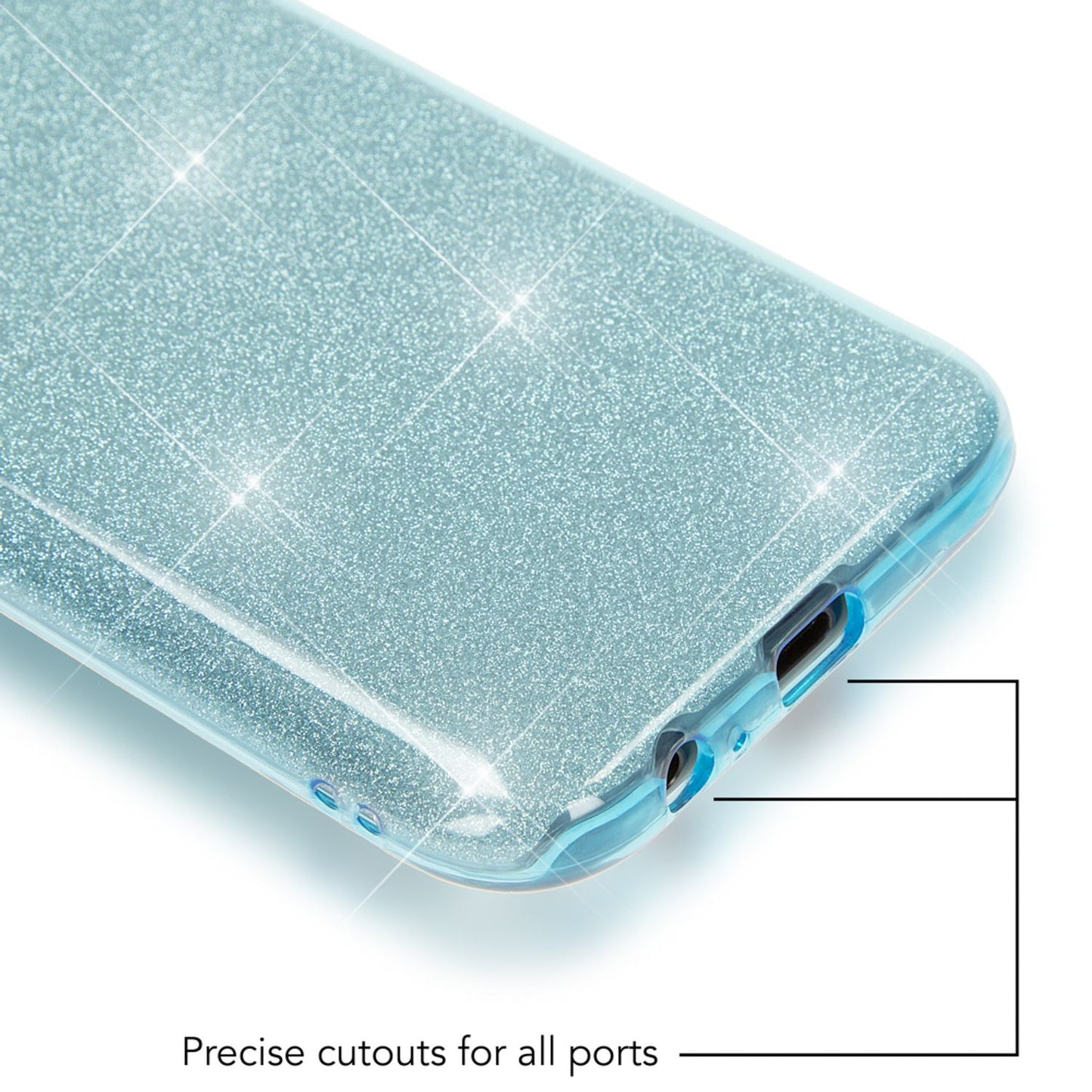 Samsung Galaxy A5 2017 símahulstur frá NALIA, glitrandi sílikon hulstur með vernd