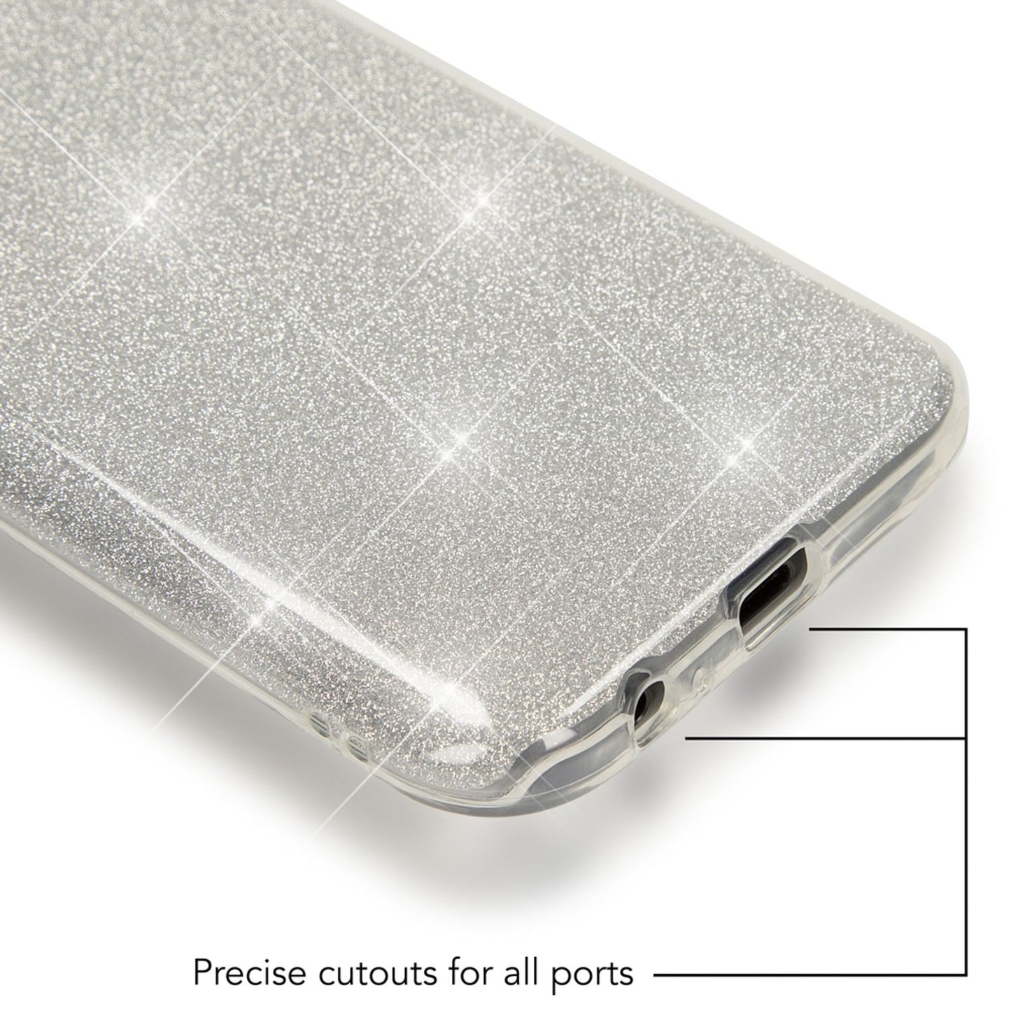 Samsung Galaxy A5 2017 símahulstur frá NALIA, glitrandi sílikon hulstur með vernd