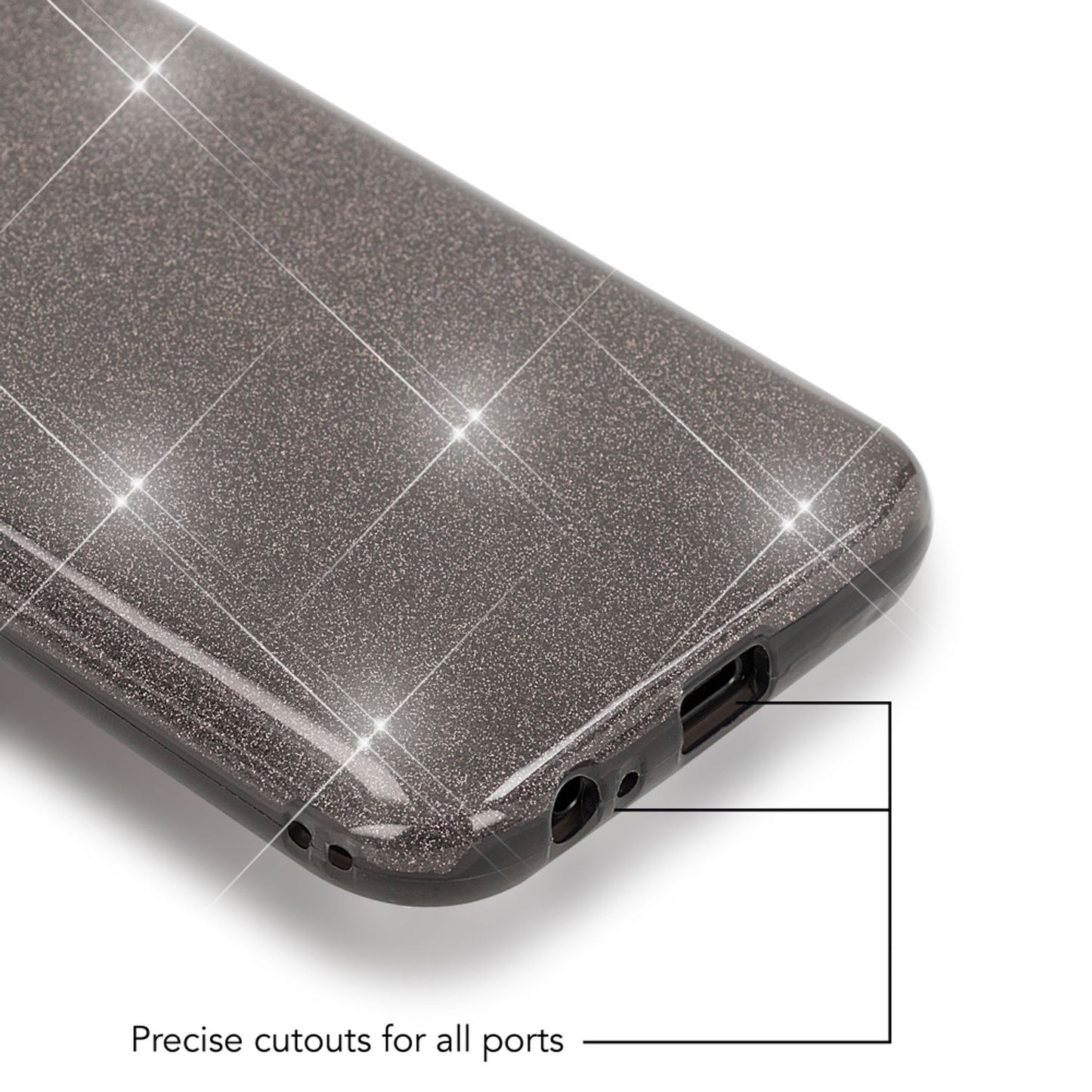 Samsung Galaxy A5 2017 símahulstur frá NALIA, glitrandi sílikon hulstur með vernd