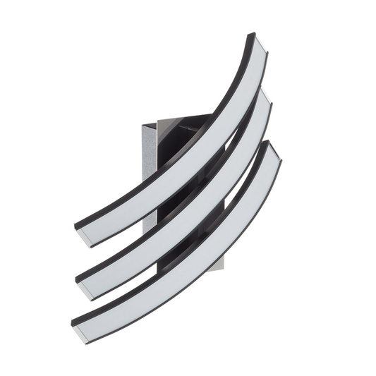 B-flokks Domiluce Largo LED veggljós, vegglampi, ljósabúnaður, vegglýsing