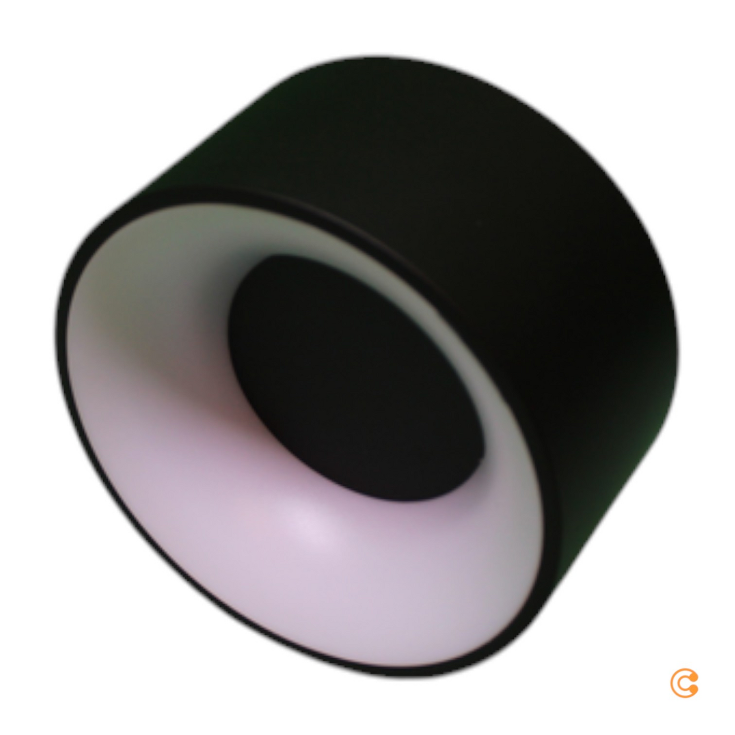 B-flokks LED loftljós Tanika svart ø16cm dimmanlegt