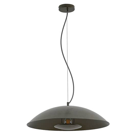 B-grade Lindby Emilienne pendant light, ceiling lamp, hanging lamp, steel, dark grey 