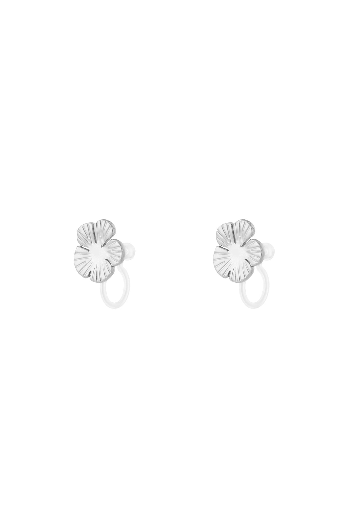Blumen-Clip-Ohrringe