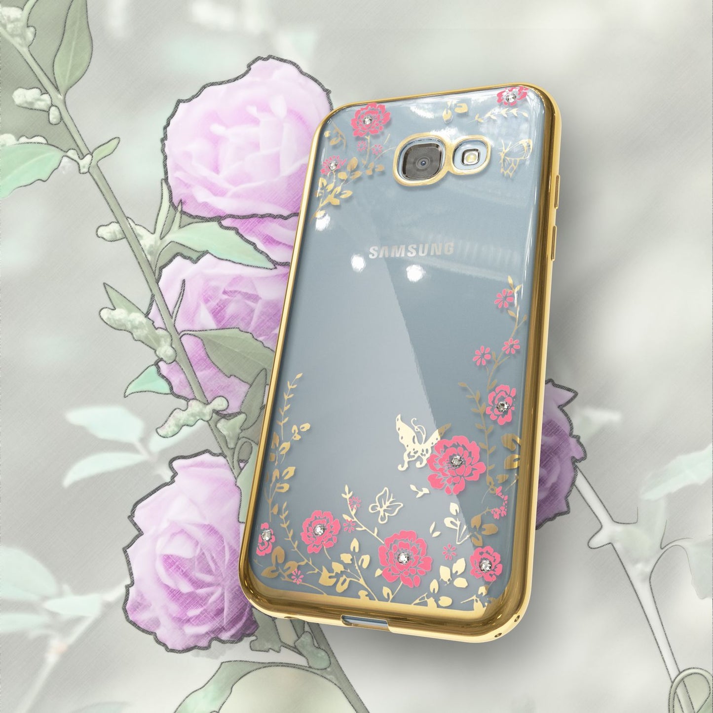 Samsung Galaxy A5 2017 hulstur, símahulstur frá NALIA, gegnsætt sílikonhulstur