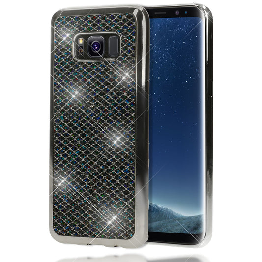 Samsung Galaxy S8 Plus Glitzer Handy Hülle von NALIA, Glitter Cover Bling Case