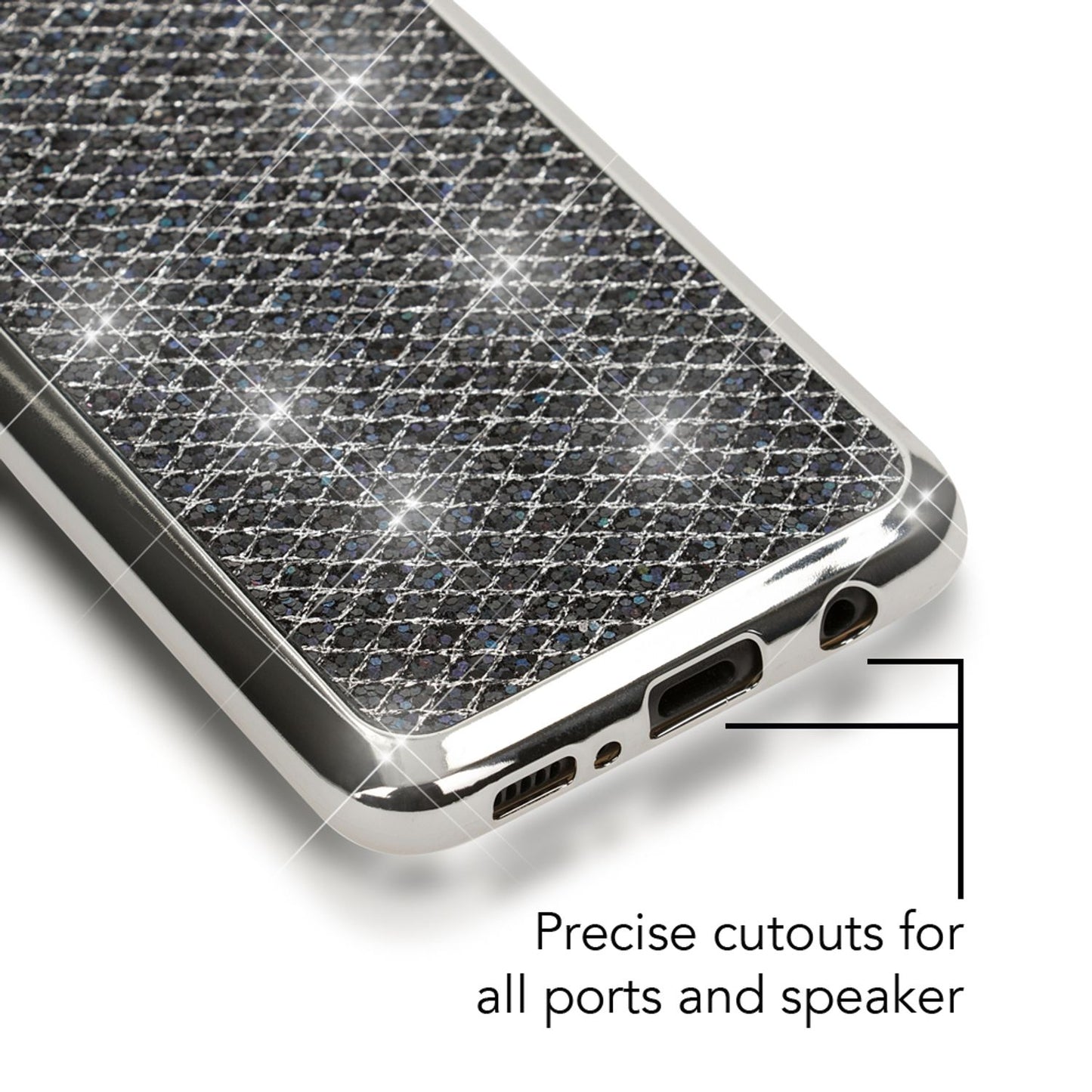 Samsung Galaxy S8 Plus Glitter Phone Case by NALIA, Glitter Cover Bling Case