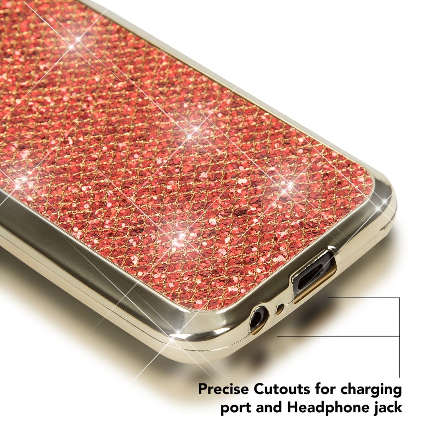 Samsung Galaxy A5 2017 Case, Phone Case by NALIA, Glitter Protective Case