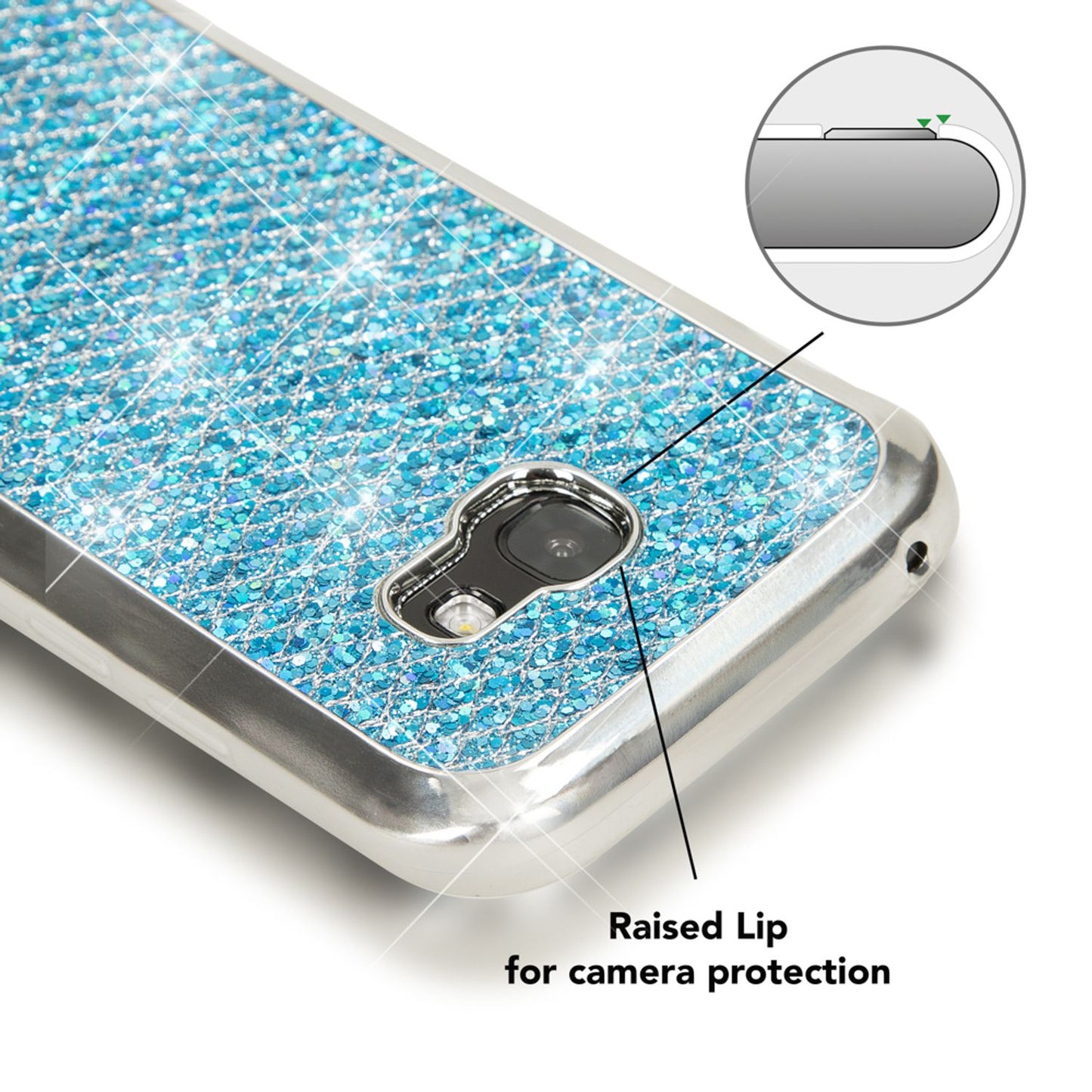 Samsung Galaxy A5 2017 Case, Phone Case by NALIA, Glitter Protective Case