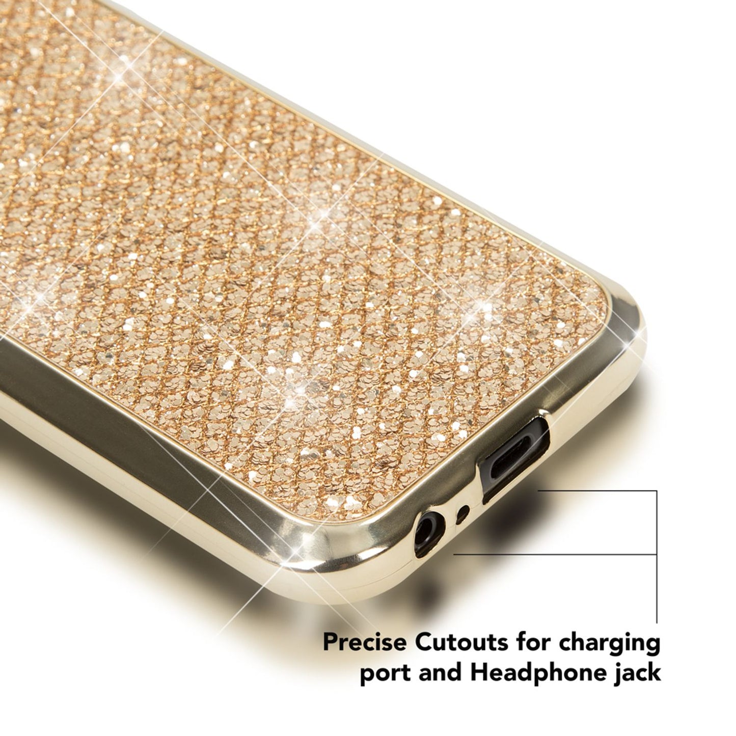 Samsung Galaxy A5 2017 Case, Phone Case by NALIA, Glitter Protective Case