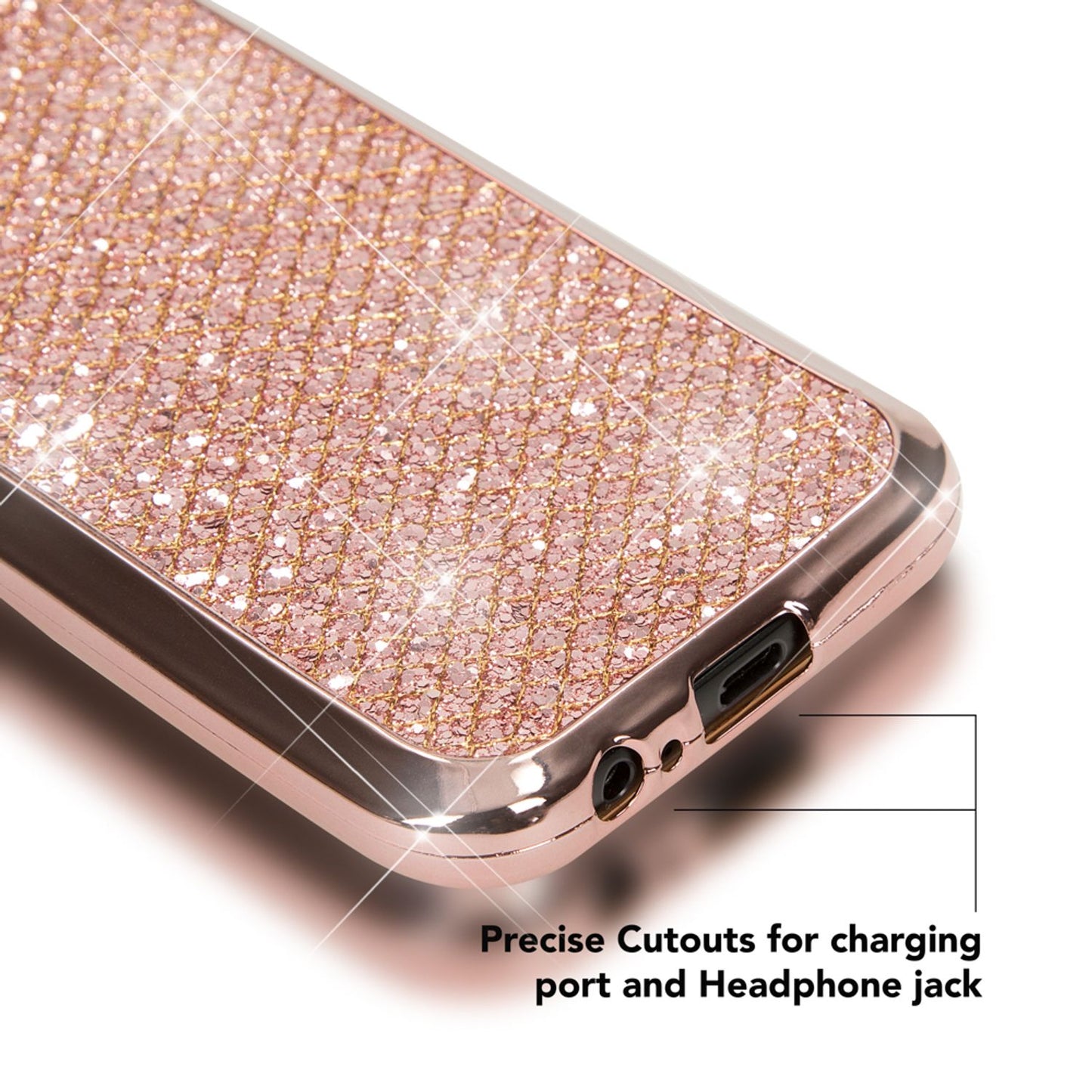 Samsung Galaxy A5 2017 Case, Phone Case by NALIA, Glitter Protective Case