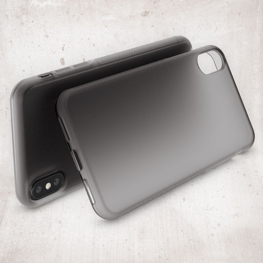NALIA Hülle für Apple iPhone X XS, Anti Slip Case Schutz Cover Silikon Etui Matt
