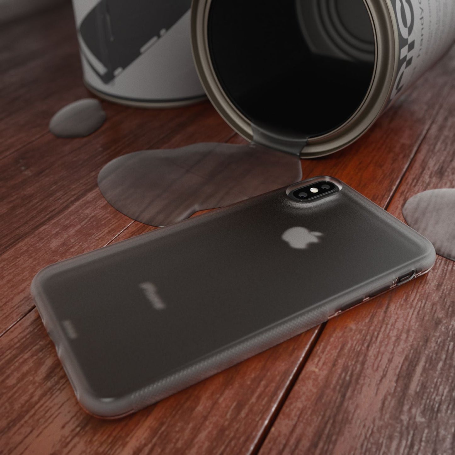 NALIA Hülle für Apple iPhone X XS, Anti Slip Case Schutz Cover Silikon Etui Matt