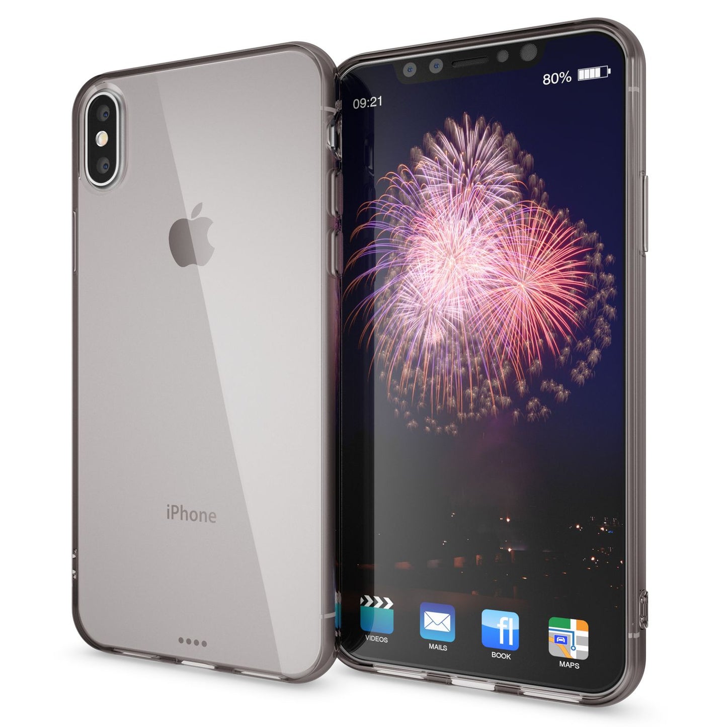 NALIA Hülle für Apple iPhone X XS, Slim Handy Schutz Case Silikon Cover Bumper