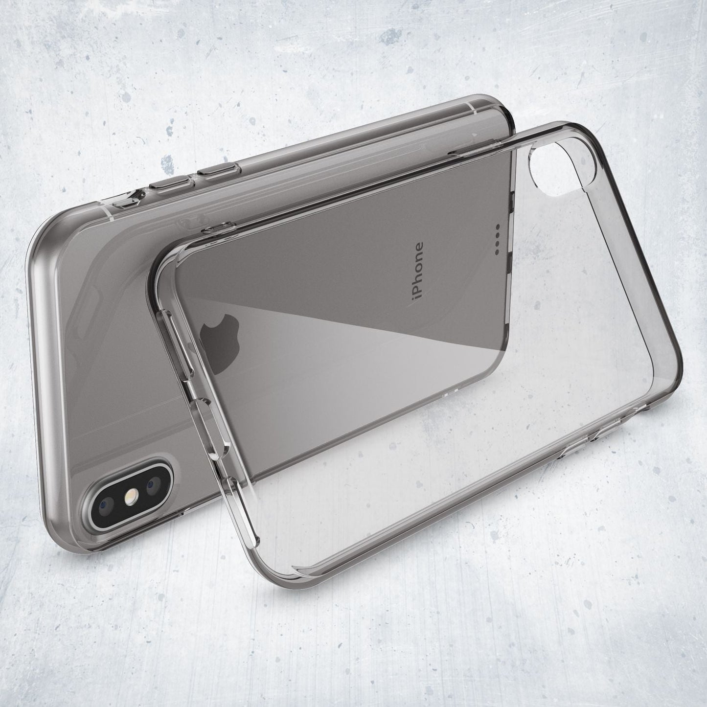 NALIA Hülle für Apple iPhone X XS, Slim Handy Schutz Case Silikon Cover Bumper