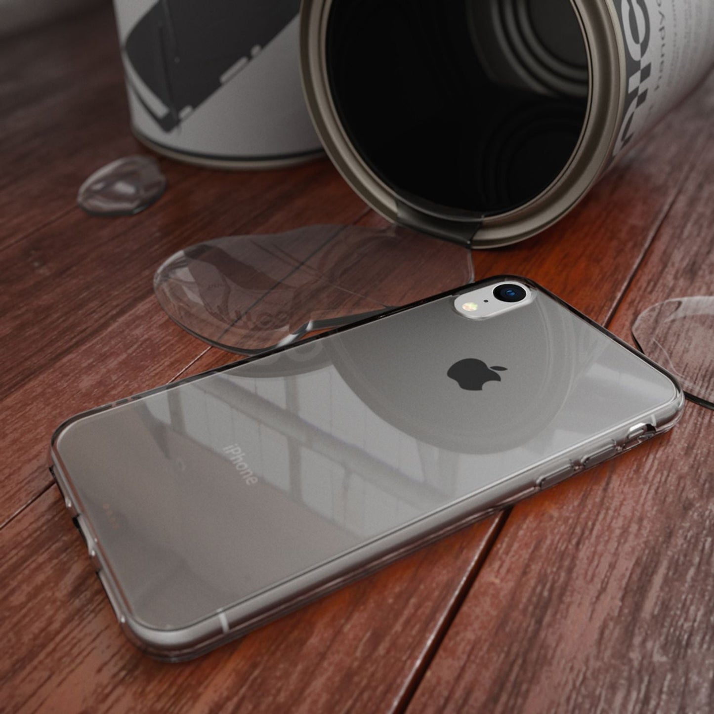 NALIA Phone Case for iPhone XR, Ultra-Slim Silicone Case Cover Crystal Clear Case