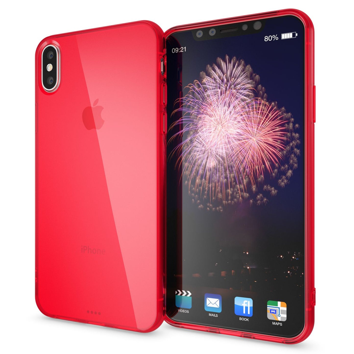 NALIA Hülle für Apple iPhone X XS, Slim Handy Schutz Case Silikon Cover Bumper