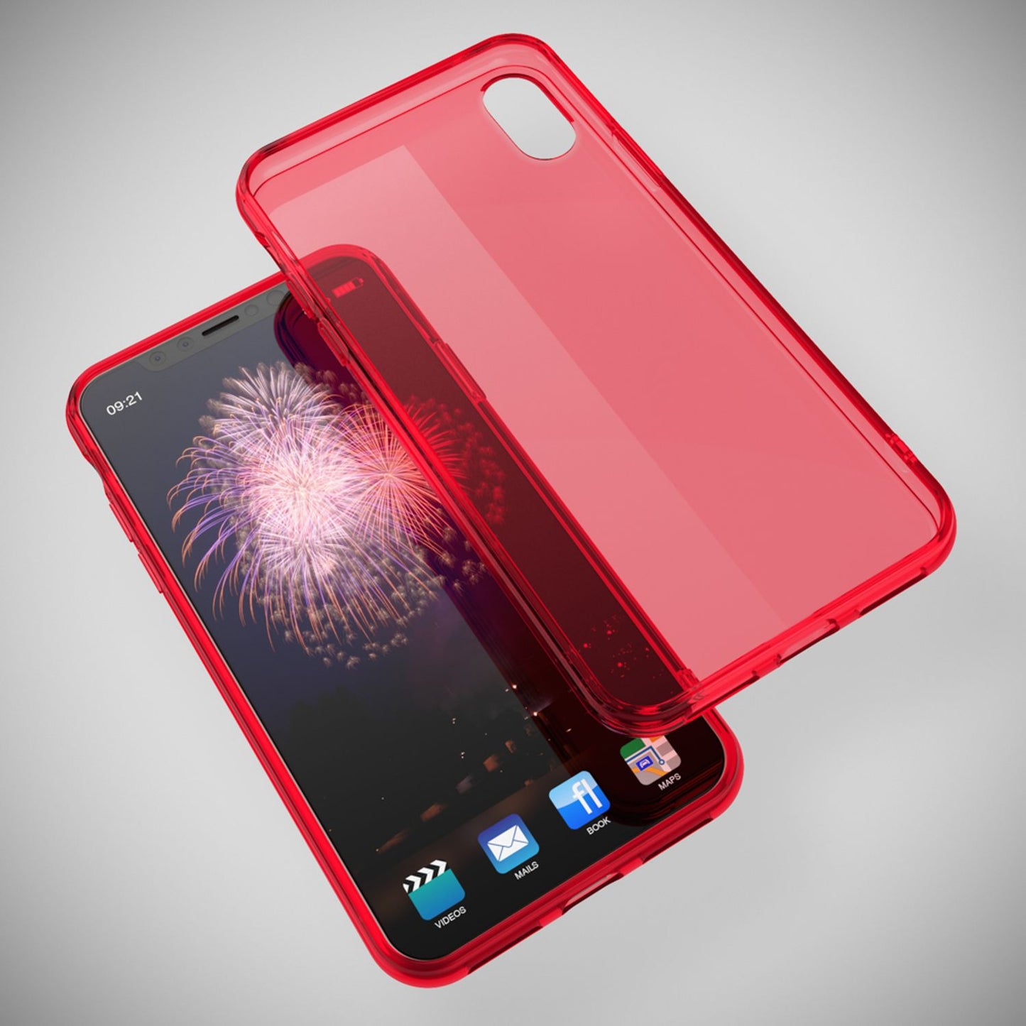 NALIA Phone Case for iPhone XR, Ultra-Slim Silicone Case Cover Crystal Clear Case