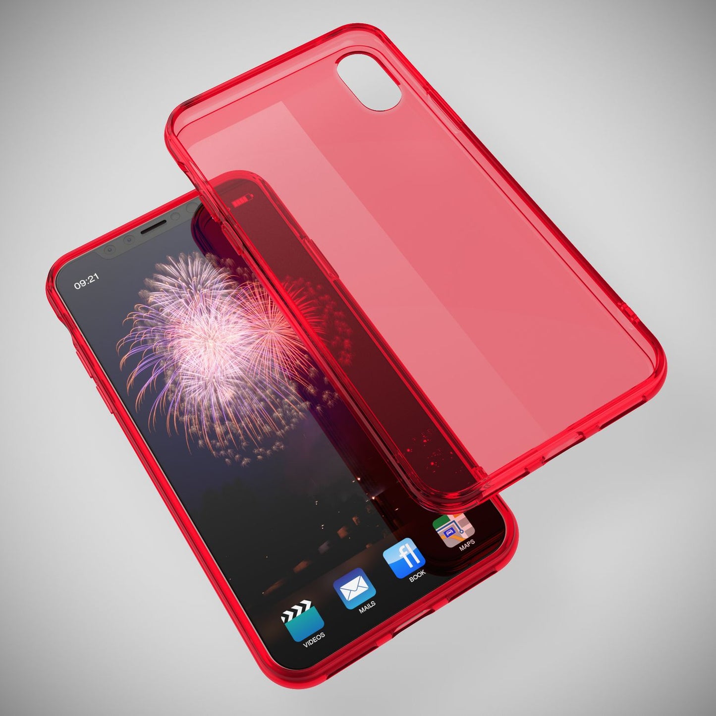 NALIA Hülle für Apple iPhone X XS, Slim Handy Schutz Case Silikon Cover Bumper