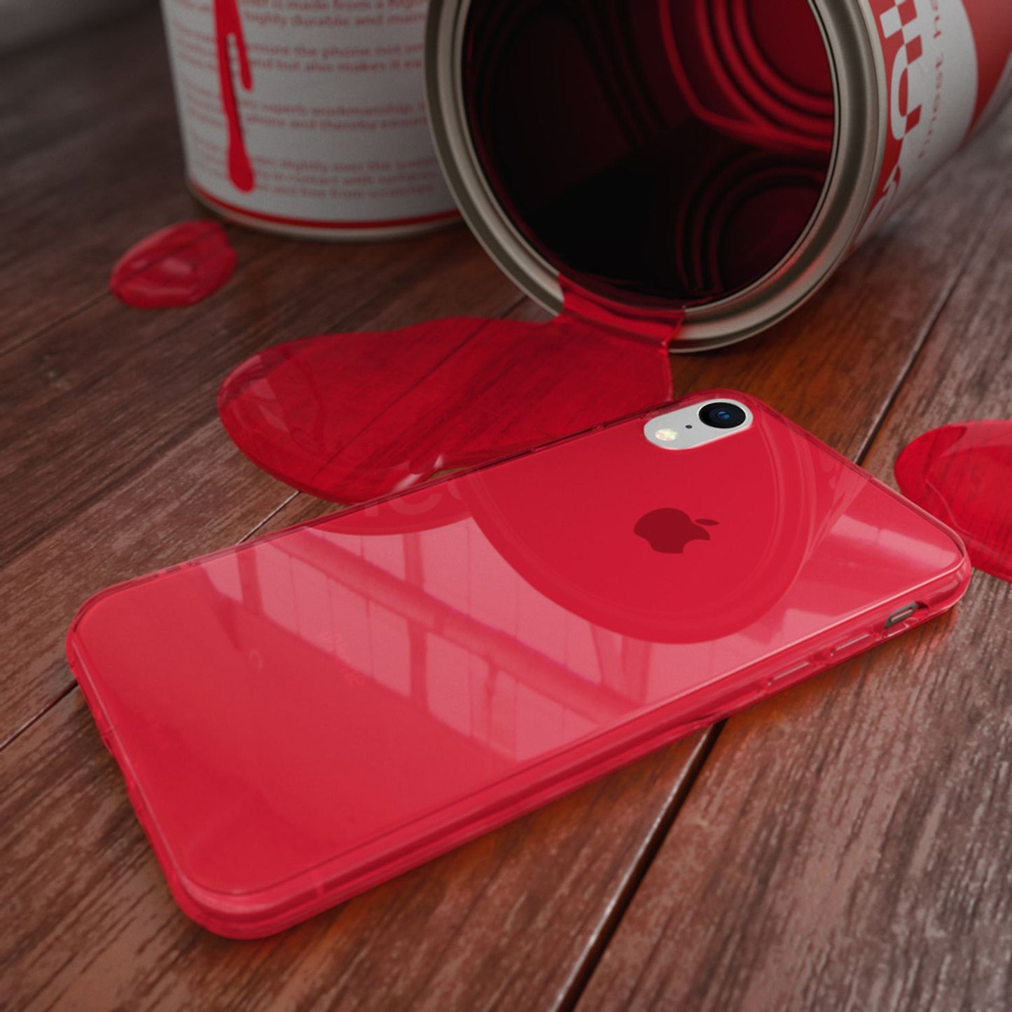 NALIA Phone Case for iPhone XR, Ultra-Slim Silicone Case Cover Crystal Clear Case