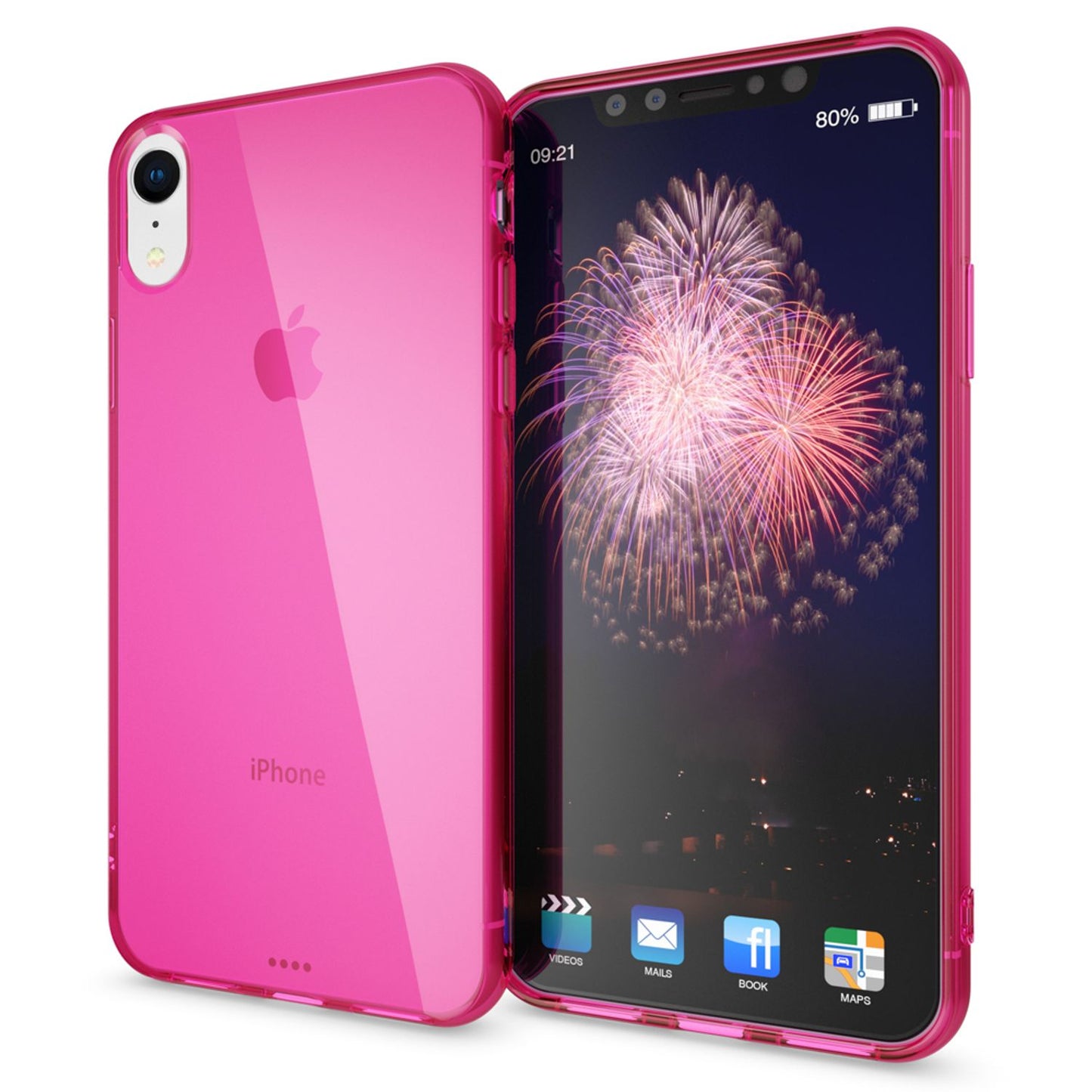 NALIA Phone Case for iPhone XR, Ultra-Slim Silicone Case Cover Crystal Clear Case