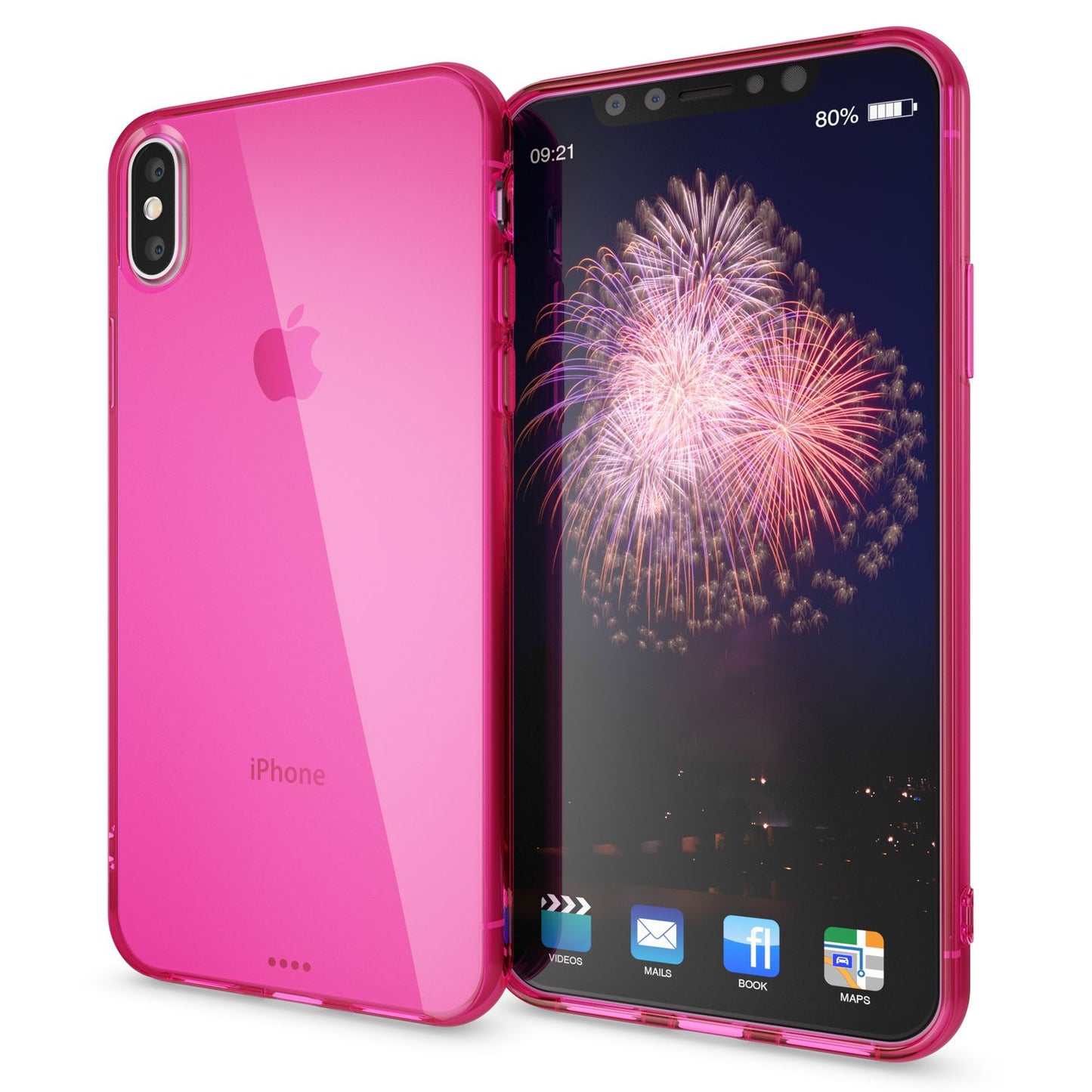 NALIA Hülle für Apple iPhone X XS, Slim Handy Schutz Case Silikon Cover Bumper