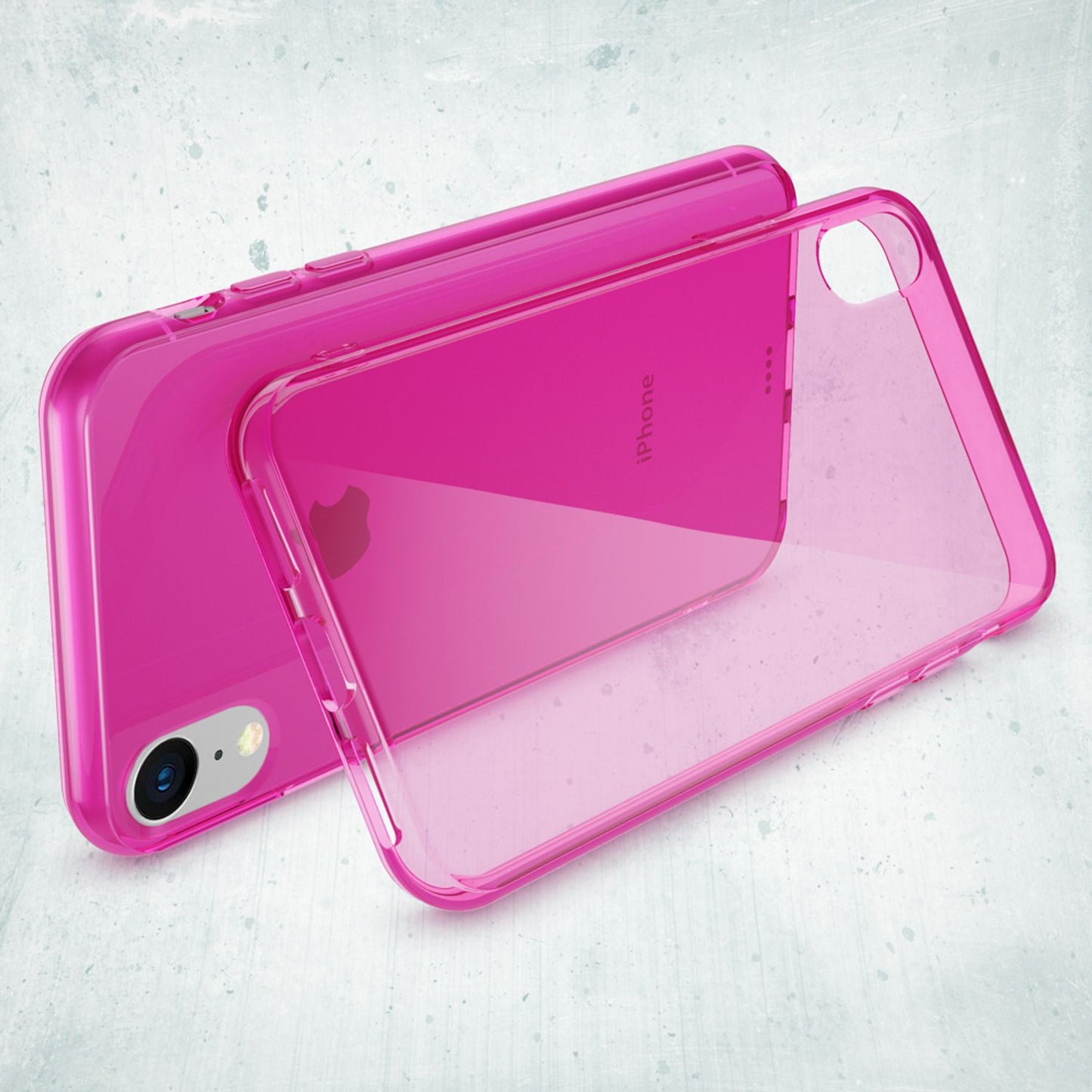 NALIA Phone Case for iPhone XR, Ultra-Slim Silicone Case Cover Crystal Clear Case