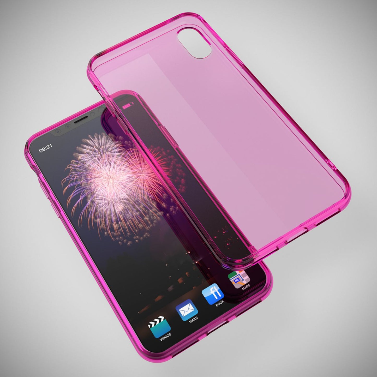 NALIA Phone Case for iPhone XR, Ultra-Slim Silicone Case Cover Crystal Clear Case