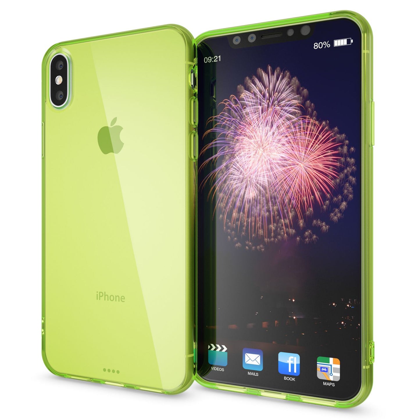 NALIA Hülle für Apple iPhone X XS, Slim Handy Schutz Case Silikon Cover Bumper