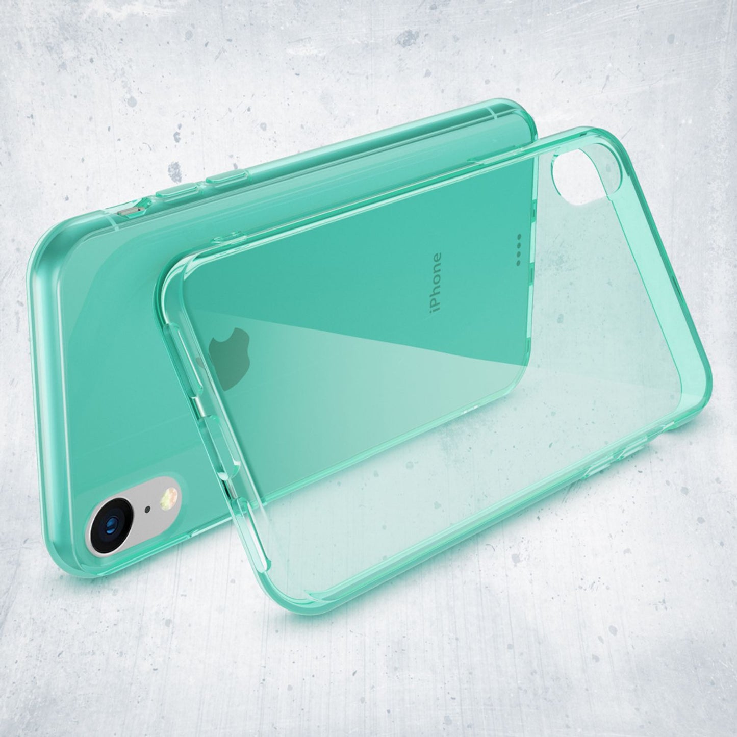 NALIA Phone Case for iPhone XR, Ultra-Slim Silicone Case Cover Crystal Clear Case