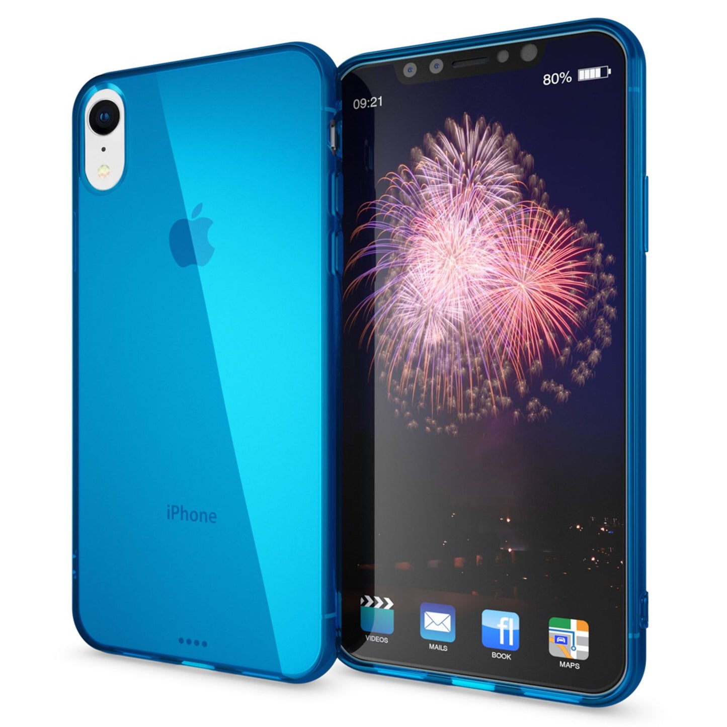 NALIA Phone Case for iPhone XR, Ultra-Slim Silicone Case Cover Crystal Clear Case