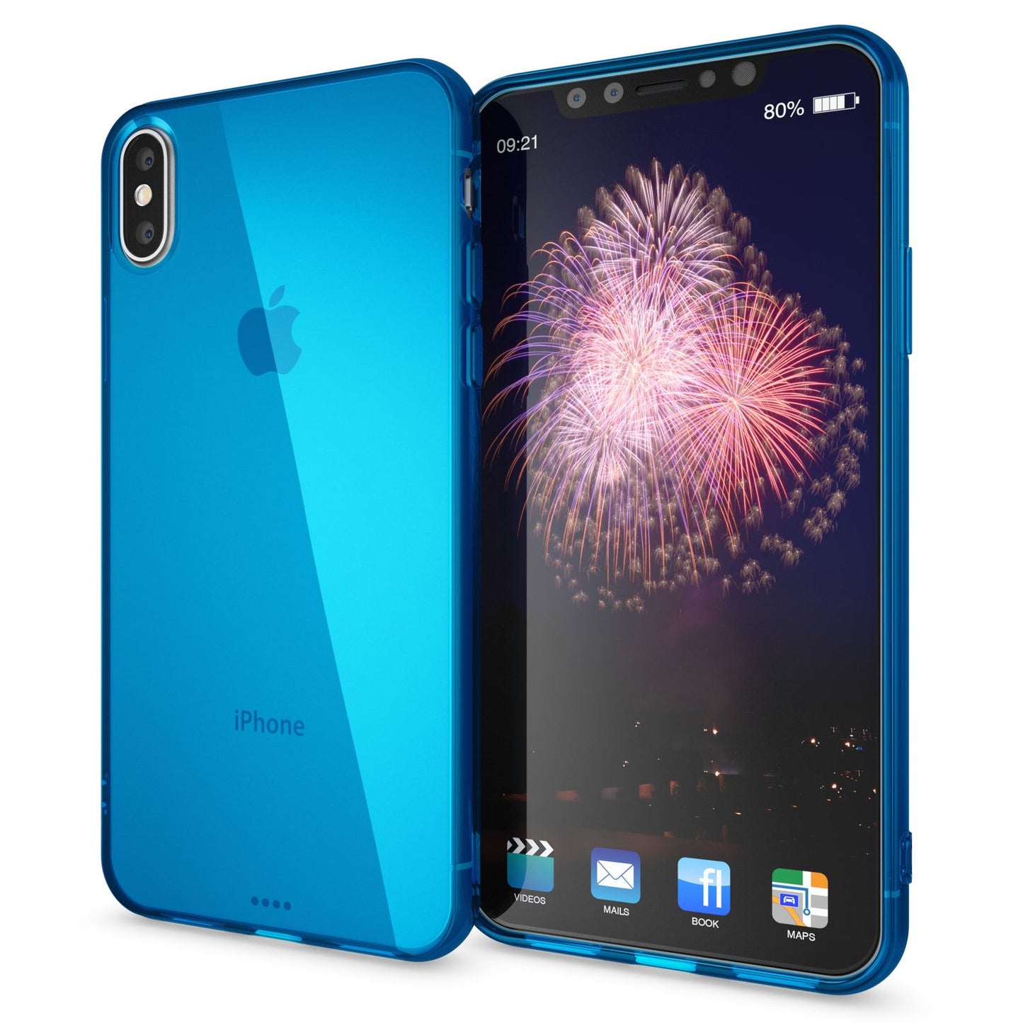 NALIA Hülle für Apple iPhone X XS, Slim Handy Schutz Case Silikon Cover Bumper