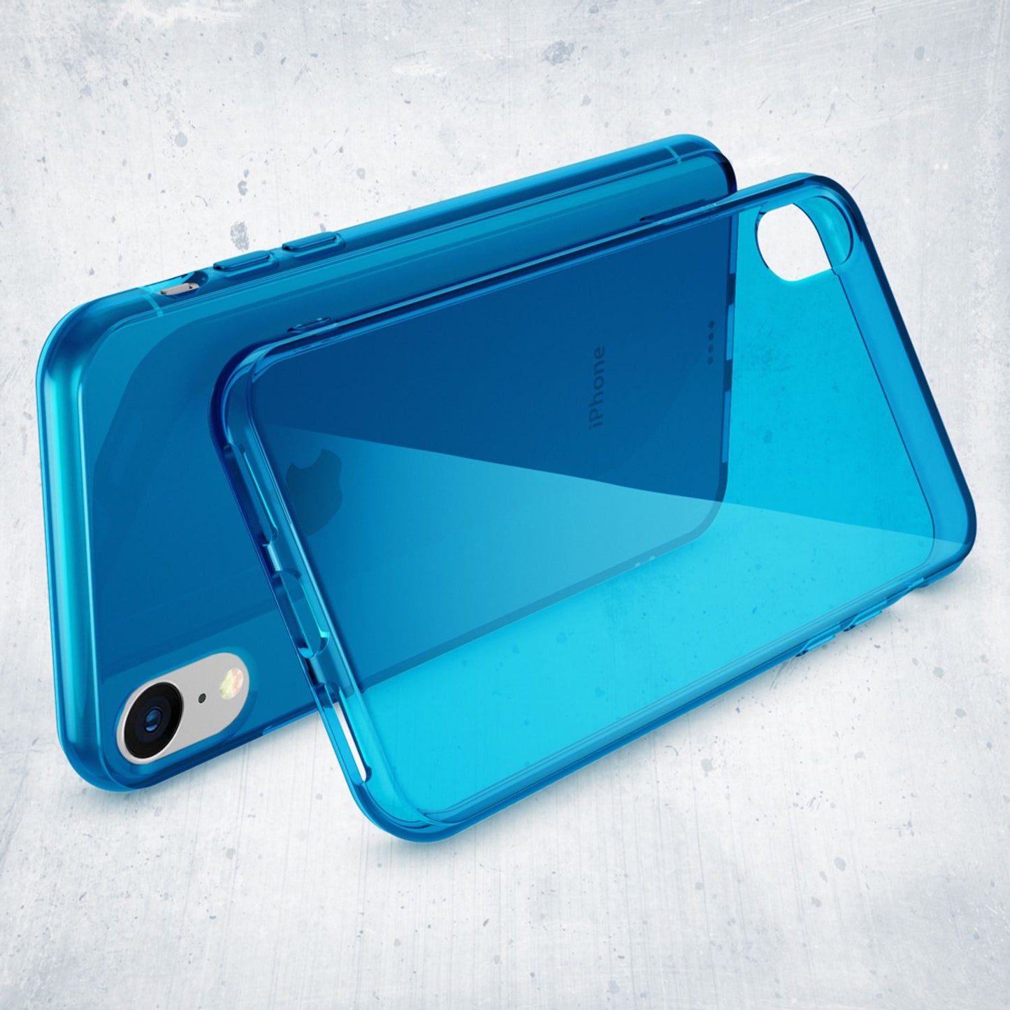 NALIA Phone Case for iPhone XR, Ultra-Slim Silicone Case Cover Crystal Clear Case