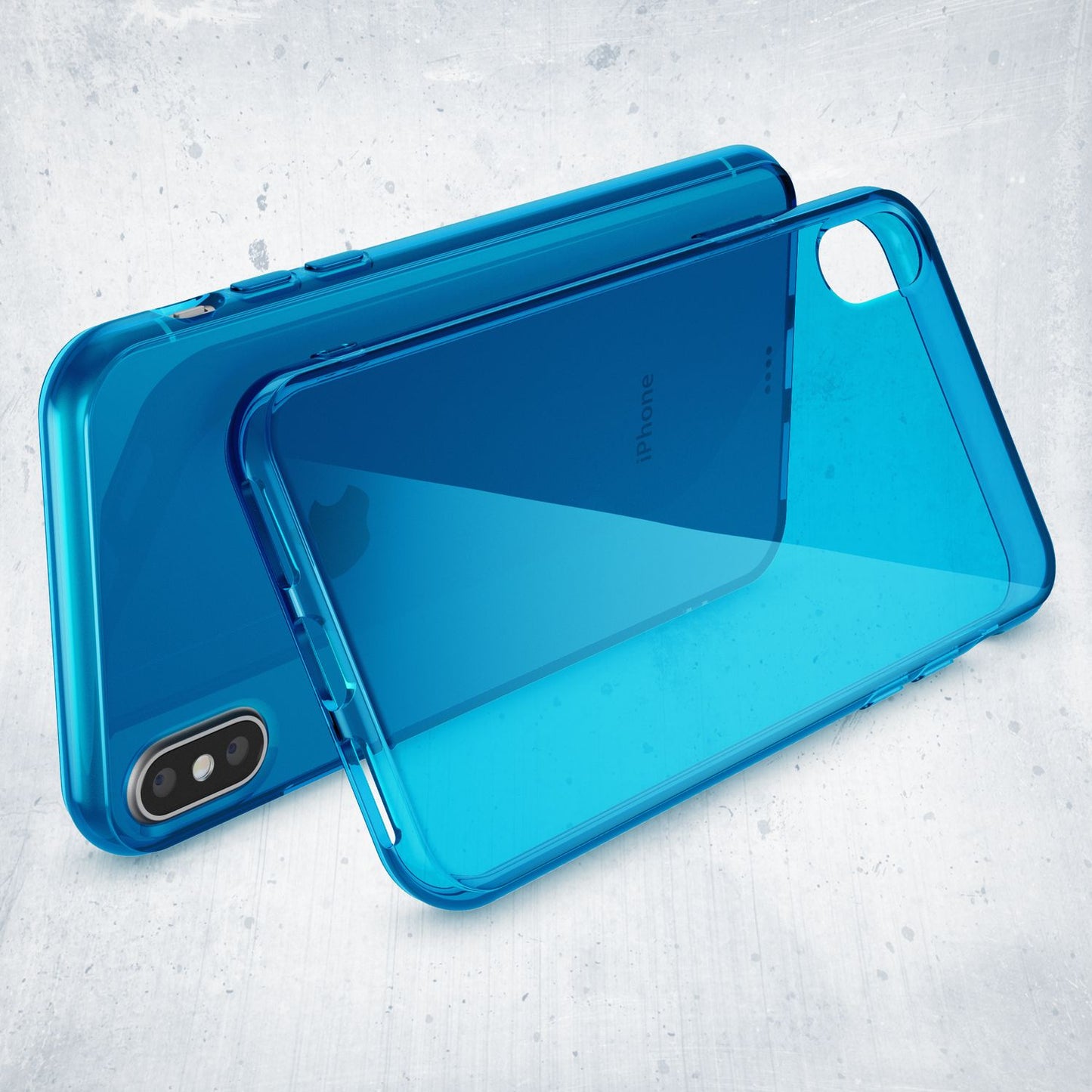 NALIA Hülle für Apple iPhone X XS, Slim Handy Schutz Case Silikon Cover Bumper