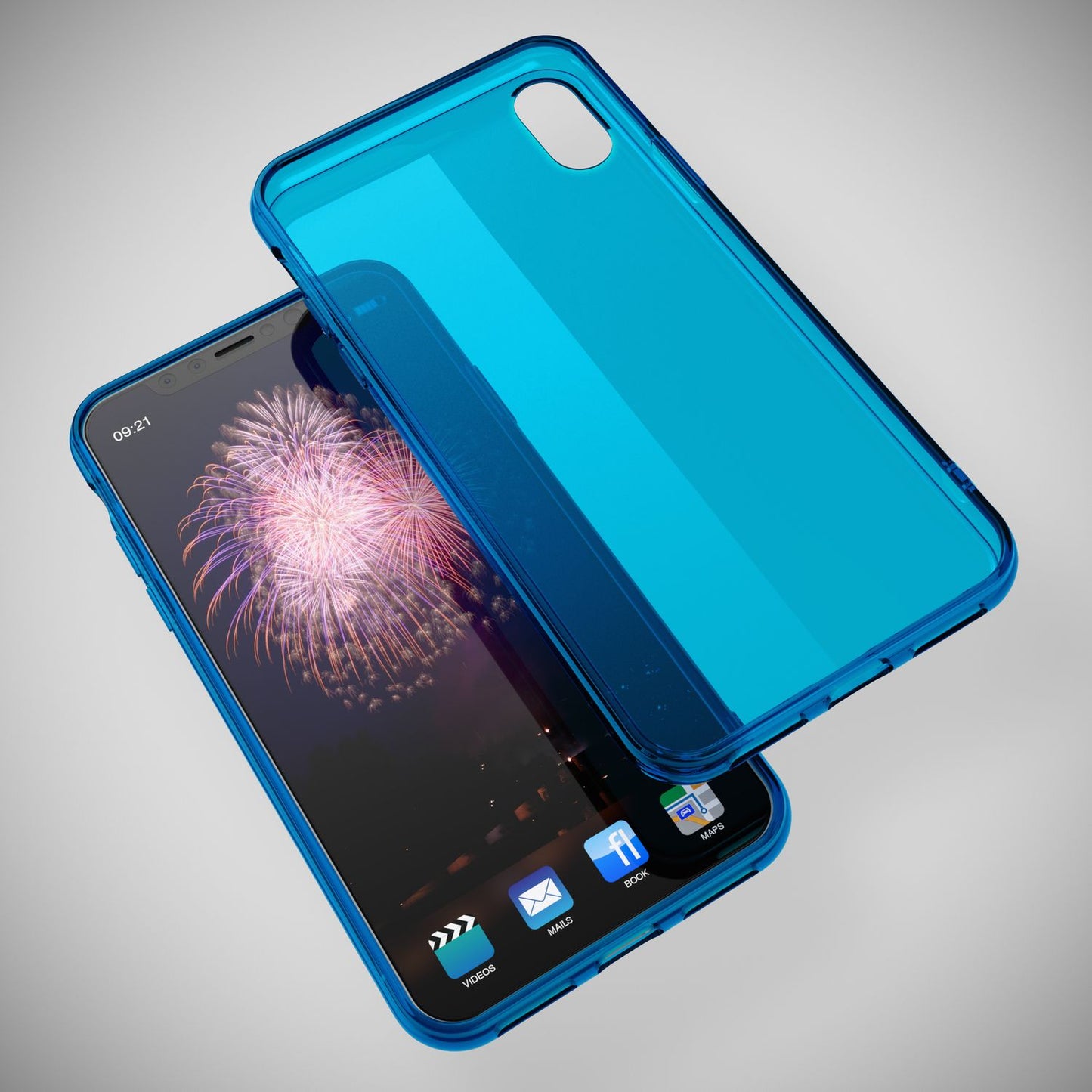 NALIA Hülle für Apple iPhone X XS, Slim Handy Schutz Case Silikon Cover Bumper