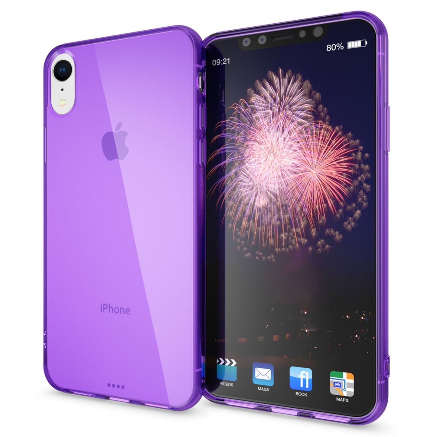 NALIA Phone Case for iPhone XR, Ultra-Slim Silicone Case Cover Crystal Clear Case