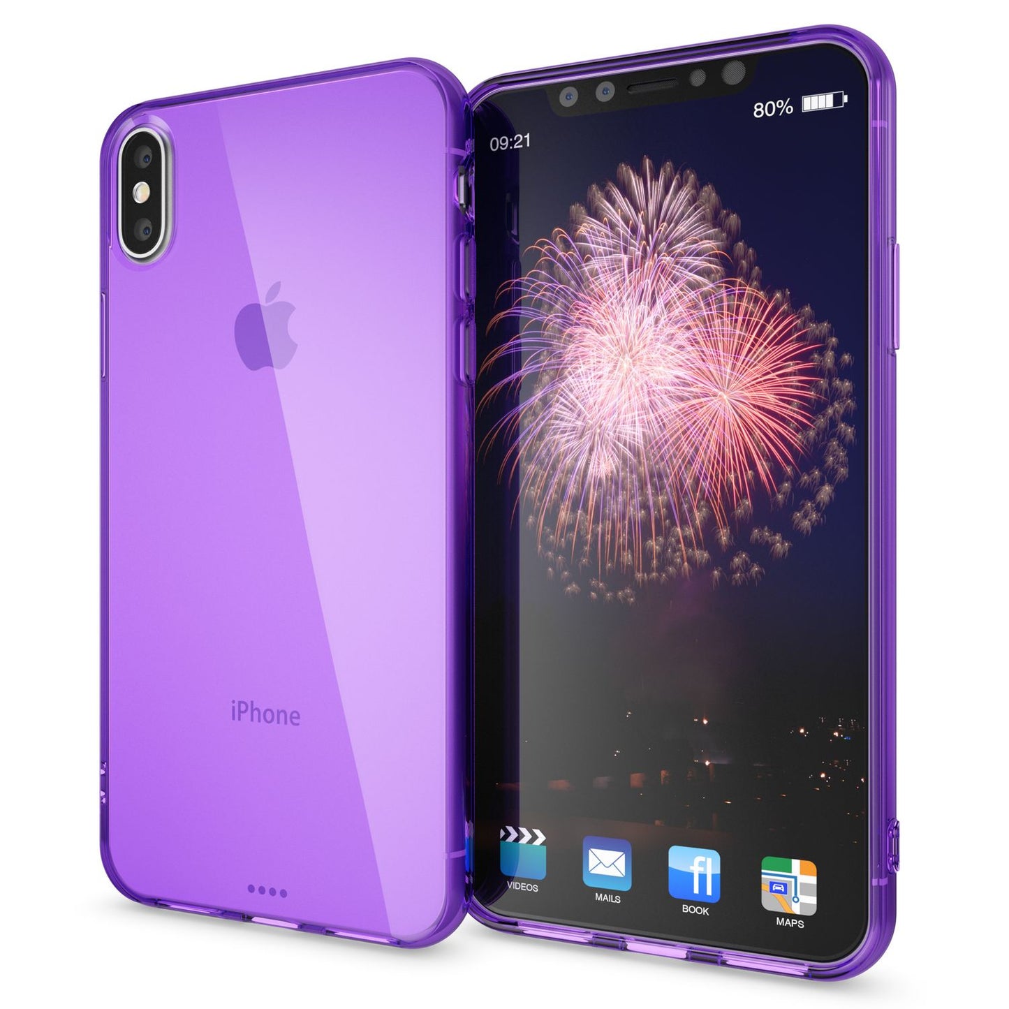 NALIA Hülle für Apple iPhone X XS, Slim Handy Schutz Case Silikon Cover Bumper