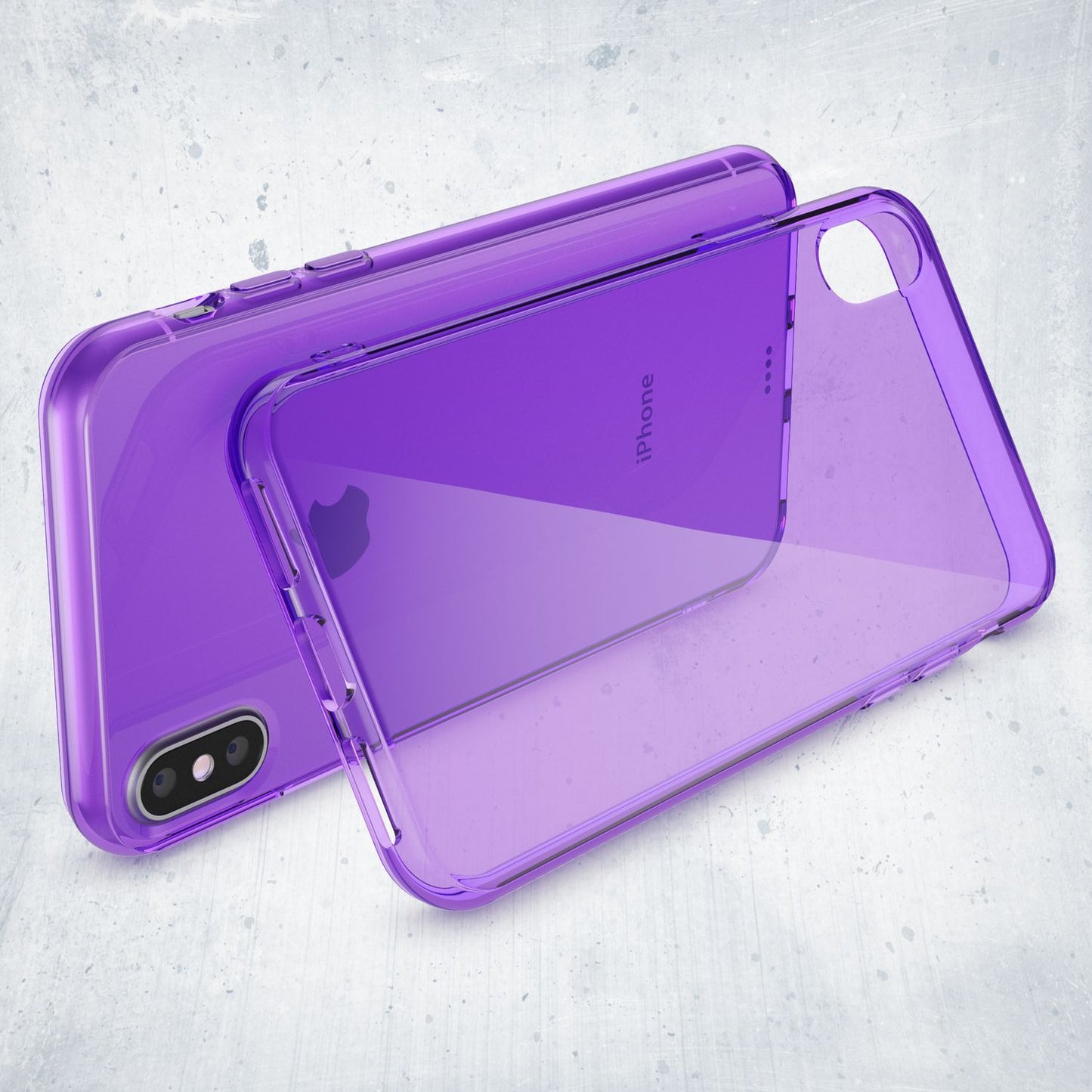 NALIA Hülle für Apple iPhone X XS, Slim Handy Schutz Case Silikon Cover Bumper