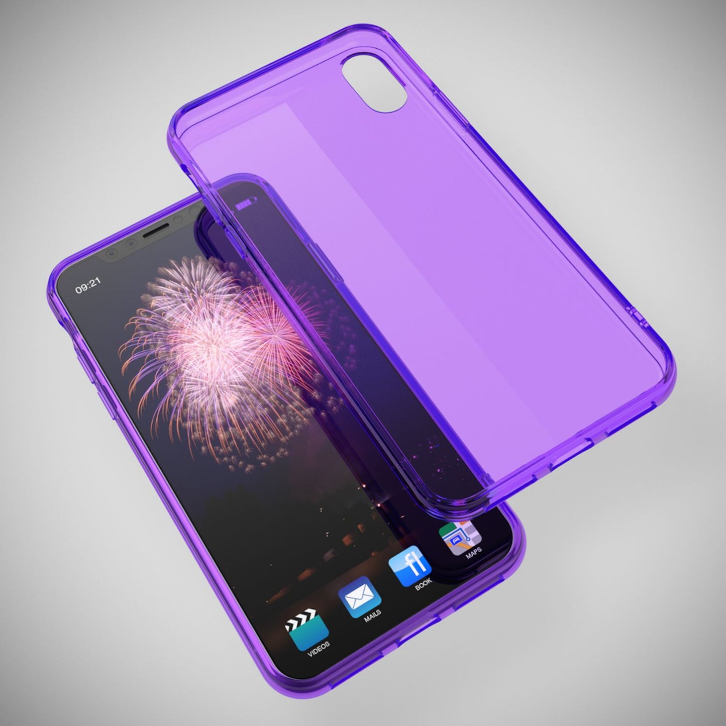 NALIA Phone Case for iPhone XR, Ultra-Slim Silicone Case Cover Crystal Clear Case