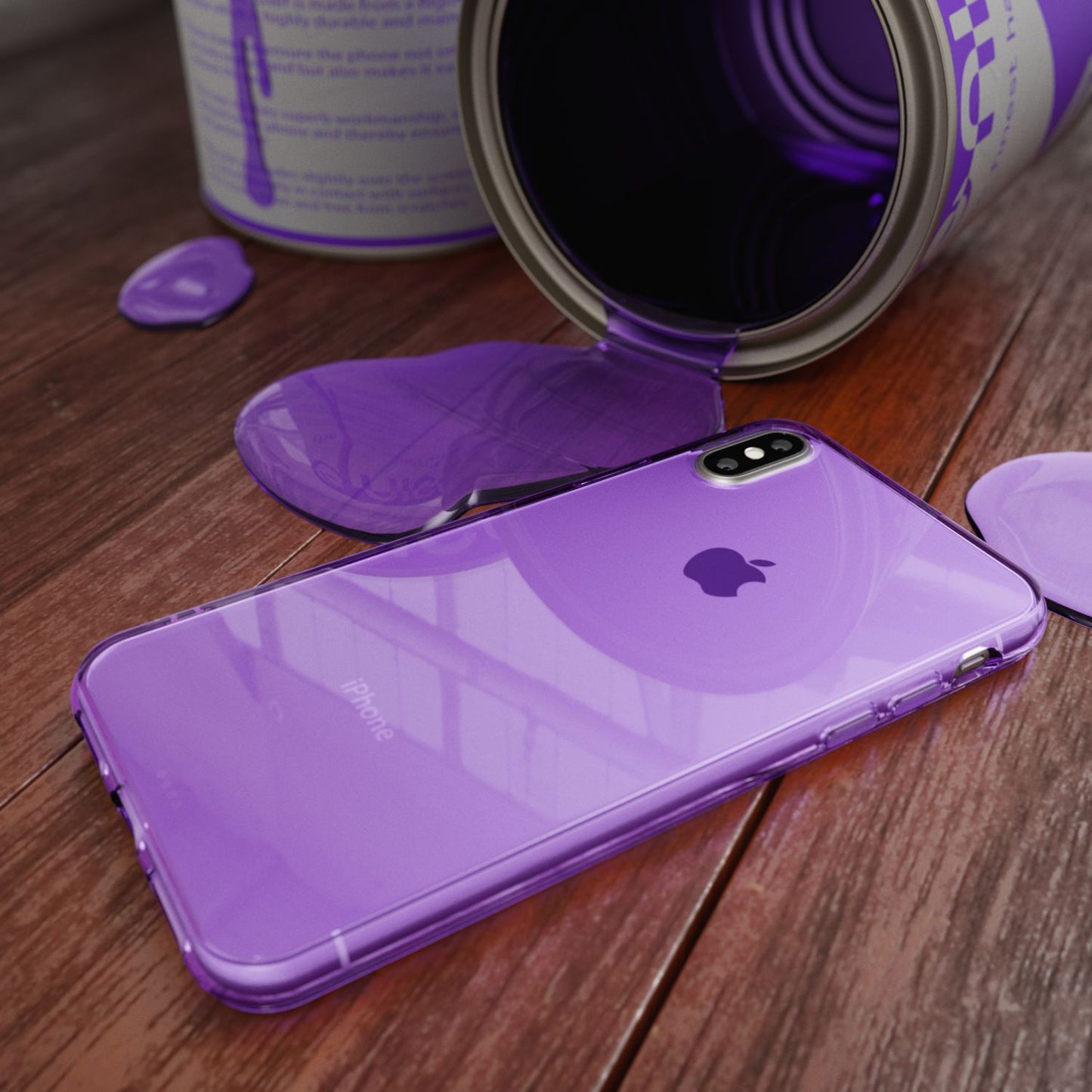 NALIA Hülle für Apple iPhone X XS, Slim Handy Schutz Case Silikon Cover Bumper